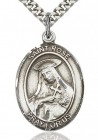 St. Rose of Lima Medal, Sterling Silver, Large