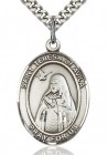 St. Teresa of Avila Medal, Sterling Silver, Large
