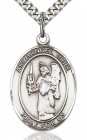St. Uriel Medal, Sterling Silver, Large
