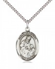 Women's Pewter Oval St. Ambrose Medal