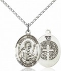 Women's Pewter Oval St. Benedict Medal