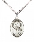 Women's Pewter Oval St. David of Wales Medal
