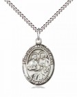 Women's Pewter Oval Sts. Cosmas and Damian Medal