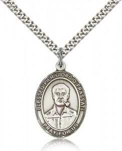 Blessed Pier Giorgio Frassati Medal, Sterling Silver, Large [BL0025]