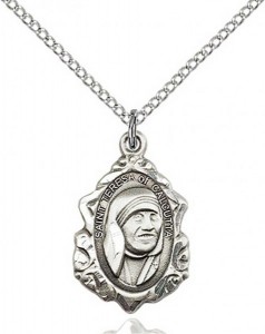 St. Teresa of Calcutta Medal, Sterling Silver [BL4902]