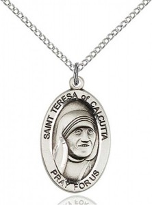 St. Teresa of Calcutta Medal, Sterling Silver [BL5836]