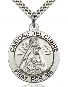 Caridad Del Cobre Medal, Sterling Silver [BL5766]