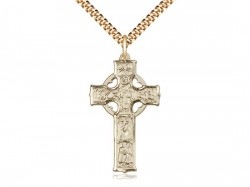 Celtic Cross Pendant, Gold Filled [BL6329]