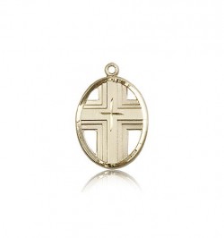 Cross Pendant, 14 Karat Gold [BL4988]