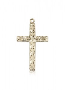 Cross Pendant, 14 Karat Gold [BL6597]