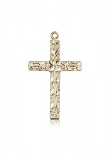 Cross Pendant, 14 Karat Gold [BL6597]