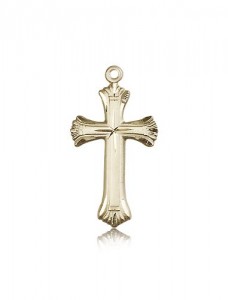 Cross Pendant, 14 Karat Gold [BL6691]