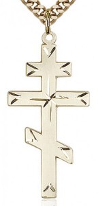 Saint Andrew's Cross Pendant, Gold Filled [BL4321]