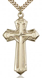 Cross Pendant, Gold Filled [BL4718]