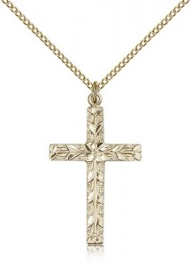 Cross Pendant, Gold Filled [BL6596]