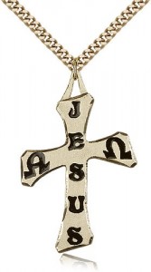 Cross Pendant, Gold Filled [BL6796]