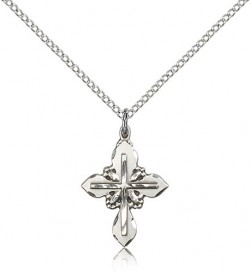 Cross Pendant, Sterling Silver [BL6795]