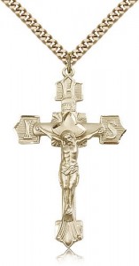 Crucifix Pendant, Gold Filled [BL4673]