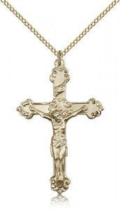 Crucifix Pendant, Gold Filled [BL4742]
