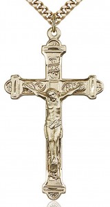 Crucifix Pendant, Gold Filled [BL4748]