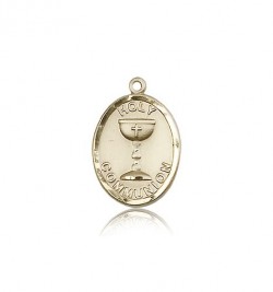 Holy Communion Medal, 14 Karat Gold [BL4985]