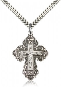 Irene Cross Pendant, Sterling Silver [BL4365]