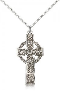 Kilklispeen Cross Pendant, Sterling Silver [BL4326]