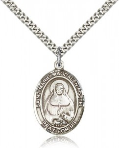 Marie Magdalen Postel Medal, Sterling Silver, Large [BL0225]