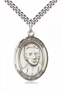 Men's Pewter Oval St. Eugene De Mazenod Medal [BLPW265]