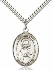 Men's Pewter Oval St. Lillian Medal [BLPW230]