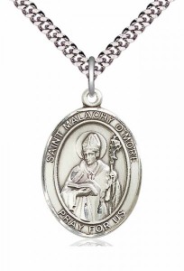 Men's Pewter Oval St. Malachy O'more Medal [BLPW313]
