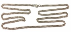 Men's Sterling Silver Heavy Curb Chain with Clasp [CHHM0010]