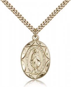Miraculous Medal, Gold Filled [BL4876]