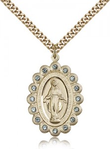 Miraculous Medal, Gold Filled [BL5307]