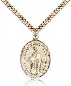 Our Lady of Africa Medal, Gold Filled, Large [BL0249]