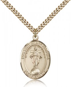 Our Lady of All Nations Medal, Gold Filled, Large [BL0258]