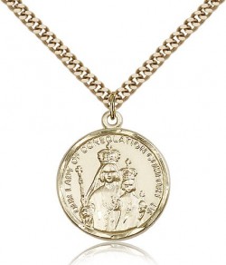 Our Lady of Consolation Medal, Gold Filled [BL4061]