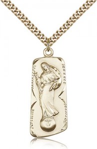 Our Lady of Mental Peace Medal, Gold Filled [BL6018]