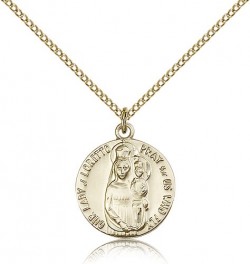 Our Lady of Loretto Medal, Gold Filled [BL4933]