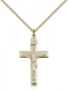 Crucifix Pendant, Gold Filled [BL5378]