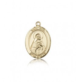 St. Rita of Cascia Medal, 14 Karat Gold, Medium [BL3250]