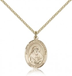 St. Bede the Venerable Medal, Gold Filled, Medium [BL0865]