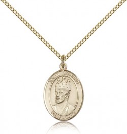 St. Edward the Confessor Medal, Gold Filled, Medium [BL1677]