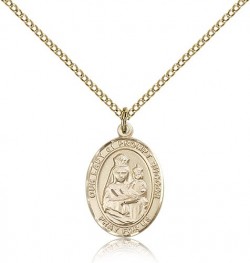 Our Lady of Prompt Succor Medal, Gold Filled, Medium [BL0430]