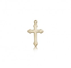 Cross Pendant, 14 Karat Gold [BL6278]