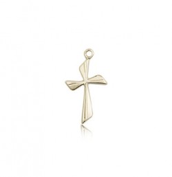 Cross Pendant, 14 Karat Gold [BL4017]