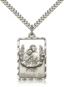 Communion First Reconciliation Medal, Sterling Silver [BL6029]