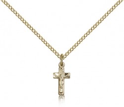 Crucifix Pendant, Gold Filled [BL5868]
