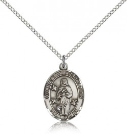 Our Lady of Assumption Medal, Sterling Silver, Medium [BL0271]