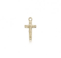 Crucifix Pendant, 14 Karat Gold [BL6284]